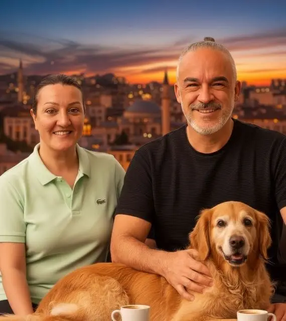 Ceyhun Neslihan ve dostumuz Şans Ankara Manzarası